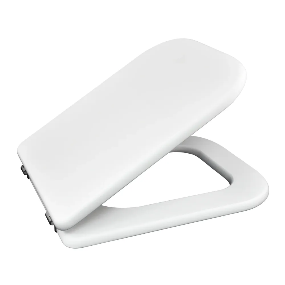 Tapa WC Compatible Duccio Senesi - Woodline Lacada Blanco