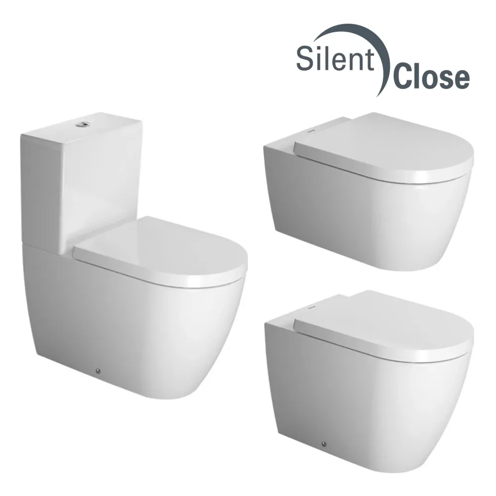 Tapa WC Compatible Me Duravit - Woodline Lacada Amortiguada 'SC' Blanco