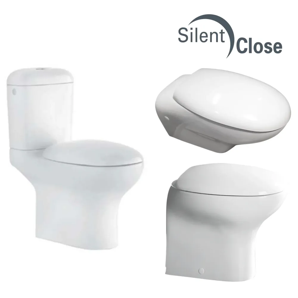 Tapa WC Compatible Egg Pozzi Ginori - Customline Lacada Amortiguada 'SC' Blanco