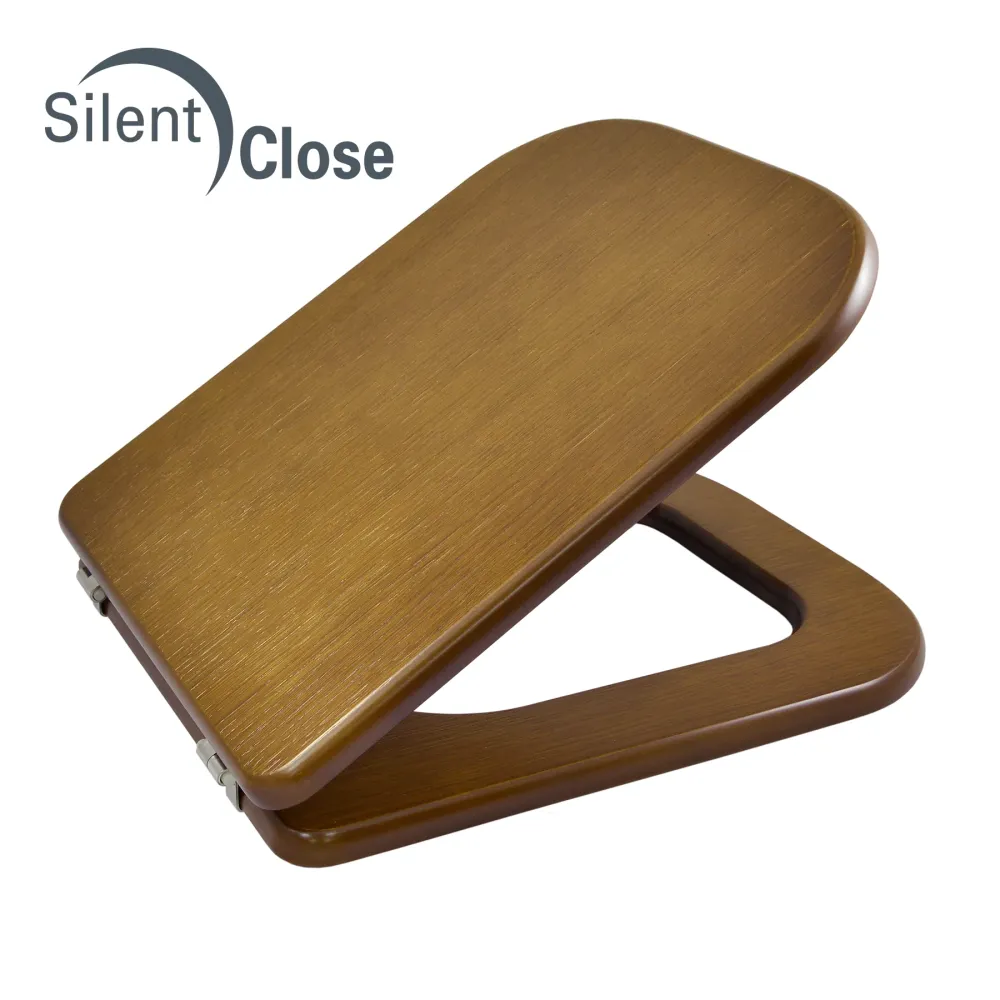 Tapa WC Compatible Essence C Noken Ancho 340Mm- Woodline Roble Amortiguada 'SC' Roble