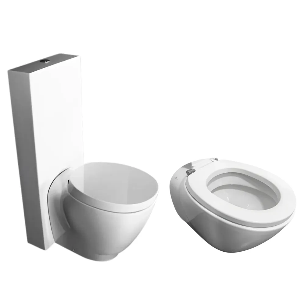 Tapa WC Compatible Essence Noken - Woodline Lacada Blanco