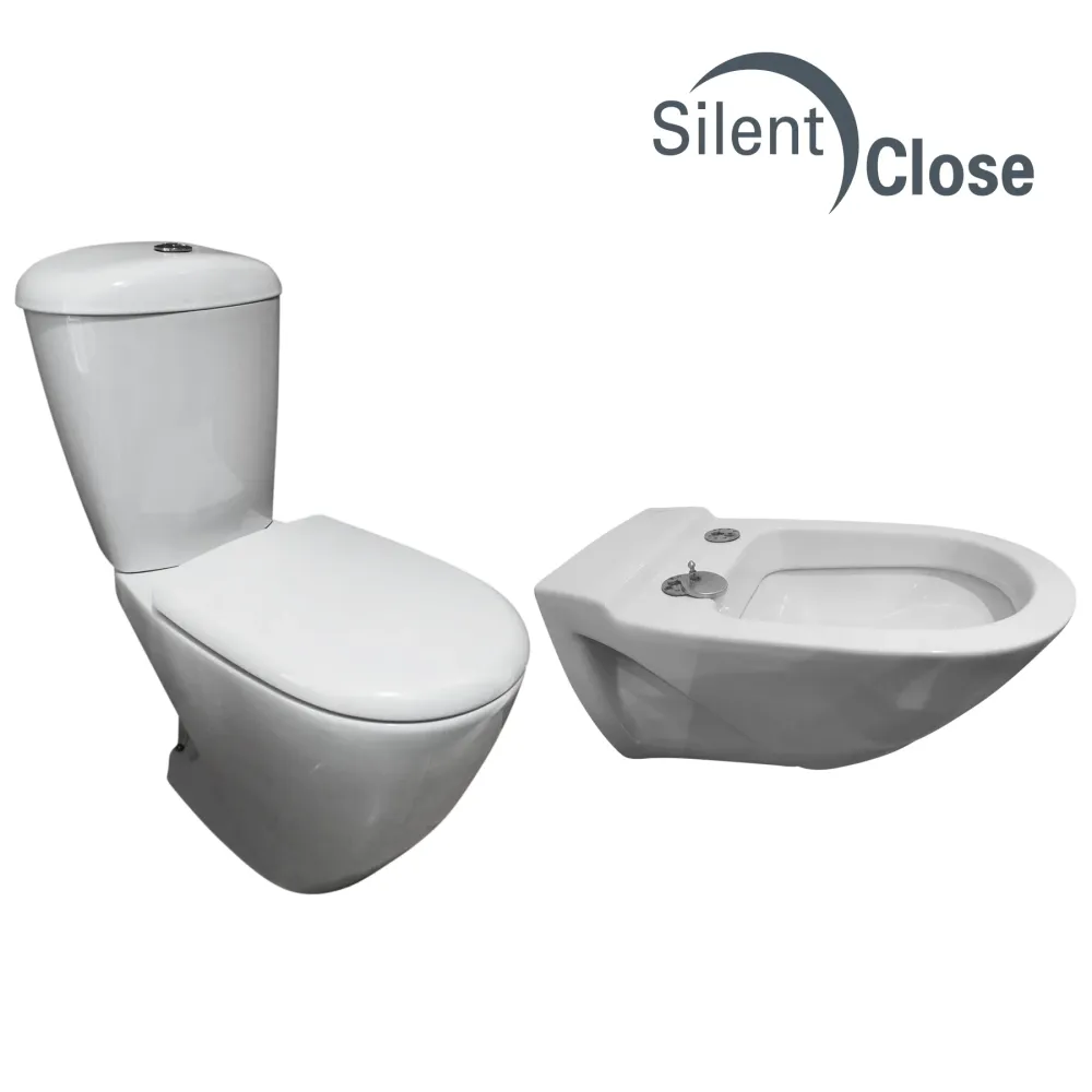 Tapa WC Compatible Europa Sangra - Woodline Lacada Amortiguada 'SC' Blanco