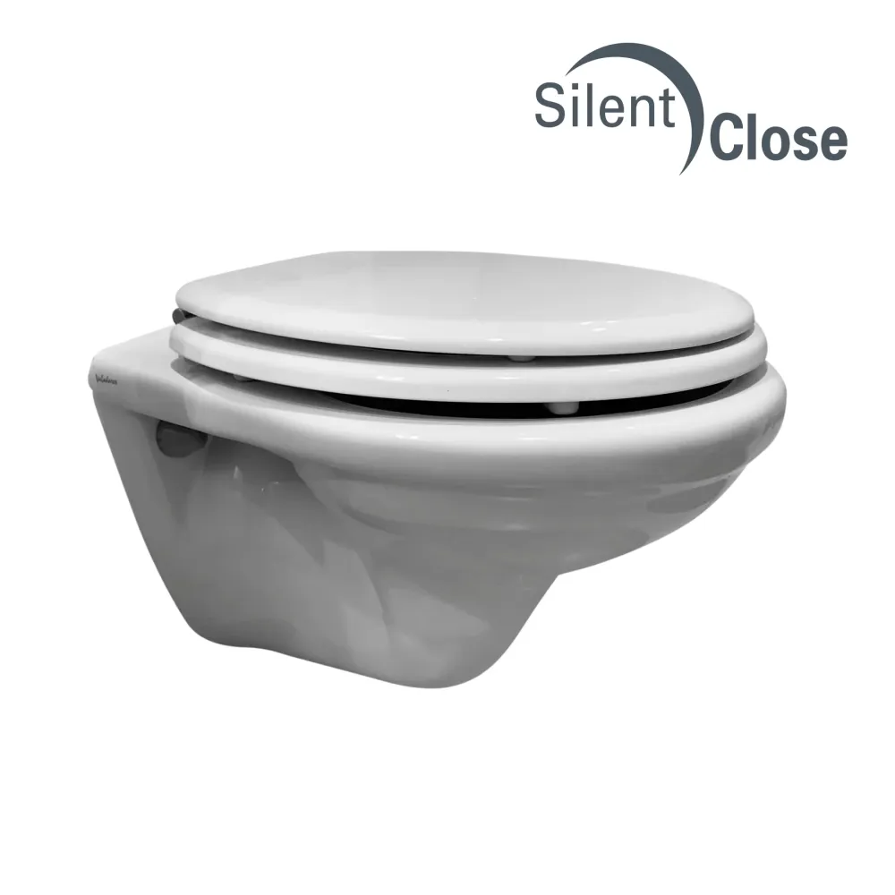 Tapa WC Compatible Europa Valadares - Woodline Lacada Amortiguada 'SC' Blanco