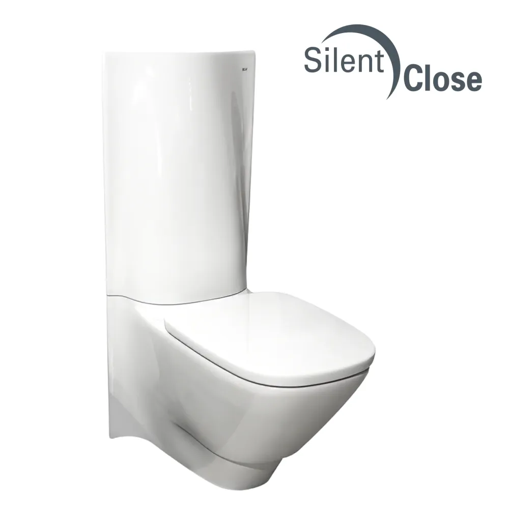 Tapa WC Compatible Frontalis Roca - Customline Lacada Amortiguada 'SC' Blanco