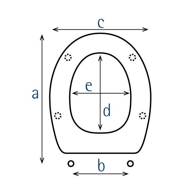 Tapa WC Compatible Granada Sangra V.2- Woodline Lacada Amortiguada 'SC' Blanco