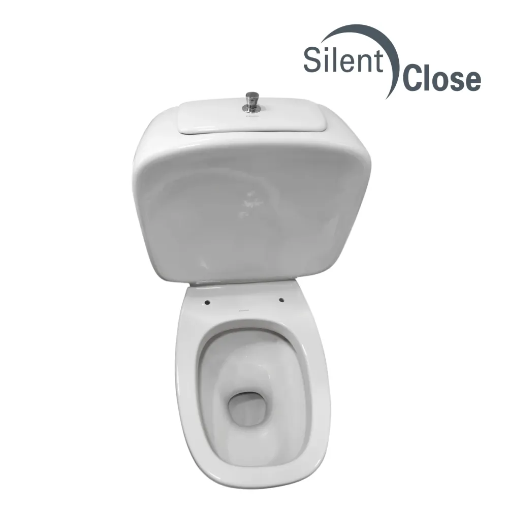 Tapa WC Compatible Italica Bellavista - Woodline Lacada Amortiguada 'SC' Blanco