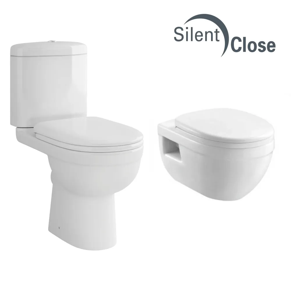 Tapa WC Compatible Ivo Imex - Woodline Lacada Amortiguada 'SC' Blanco