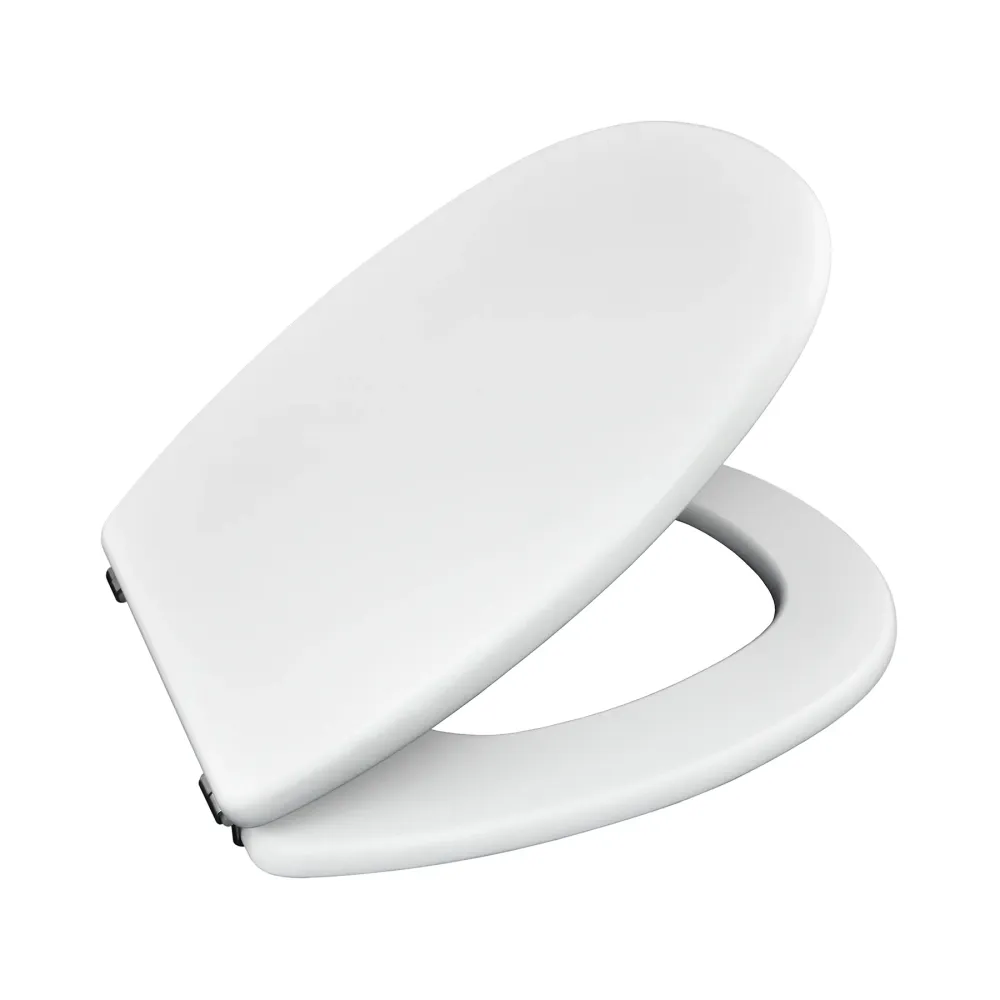 Tapa WC Compatible Lorentina Roca - Woodline Lacada Blanco