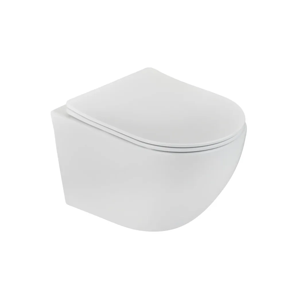 Tapa WC Compatible Manacor Teka - Strohm Suspendido- Ecoline Blanco