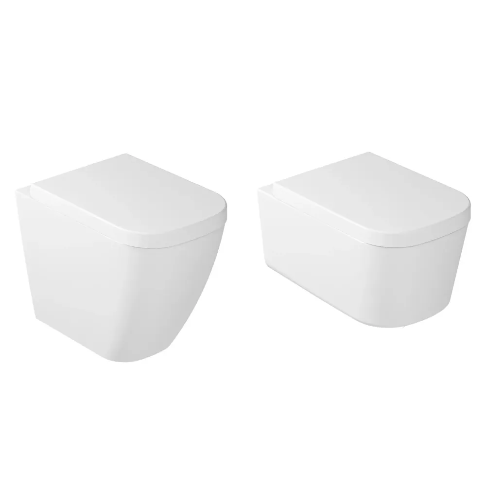Tapa WC Compatible Meg11 Galassia - Customline Lacada Blanco