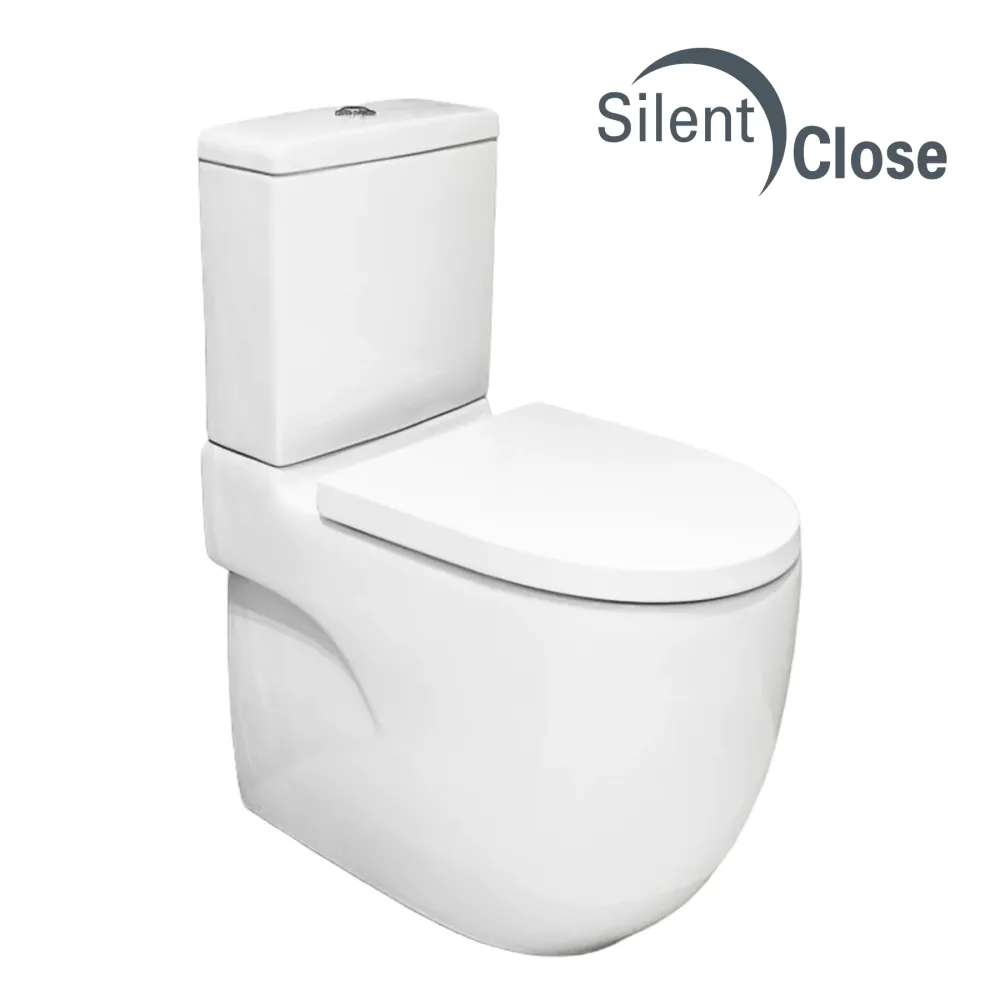 Tapa WC Compatible Meridian Confort Roca - Customline Roble Amortiguada 'SC' Roble