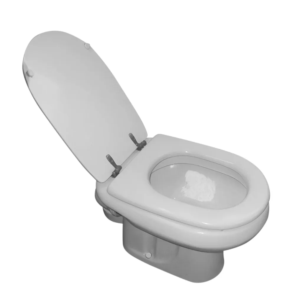Tapa WC Compatible Metro Flaminia - Woodline Lacada Blanco
