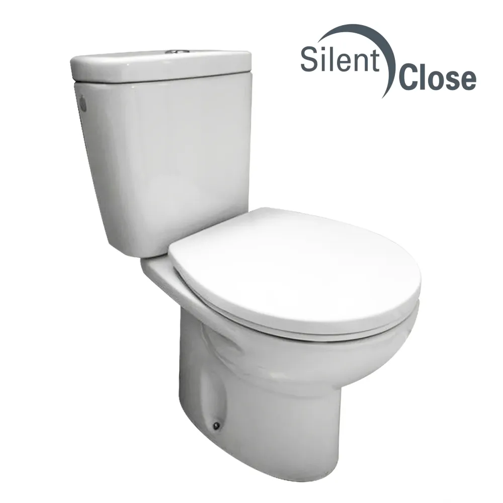 Tapa WC Compatible Mitos Roca - Woodline Lacada Amortiguada 'SC' Blanco