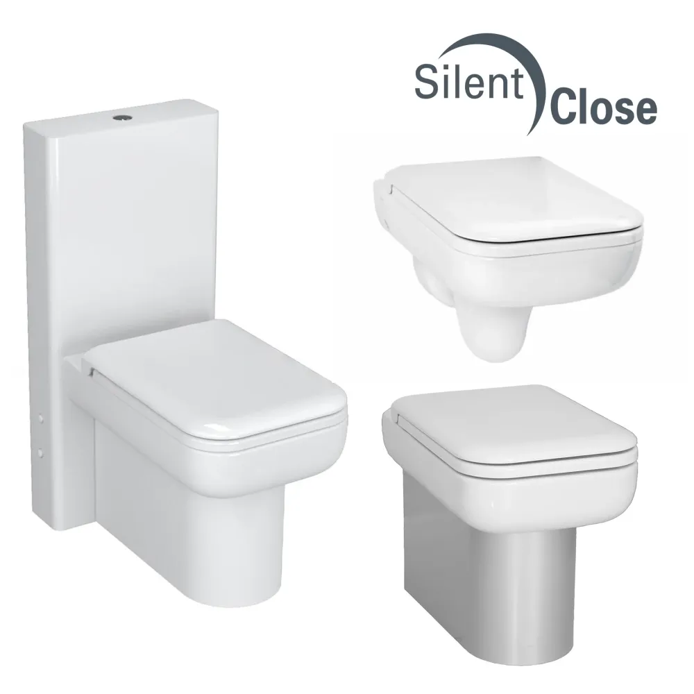 Tapa WC Compatible Mod Vitra - Customline Lacada Amortiguada 'SC' Blanco
