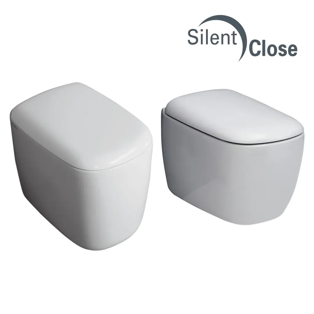 Tapa WC Compatible Mono Flaminia - Customline Lacada Amortiguada 'SC' Blanco