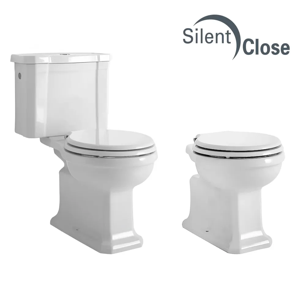 Tapa WC Compatible Montebianco Pozzi Ginori - Customline Roble Amortiguada 'SC' Roble
