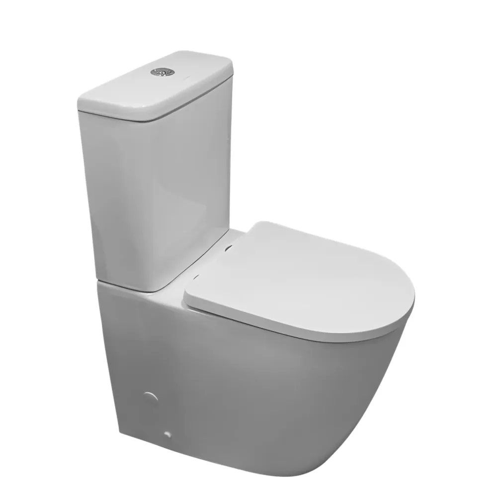 Tapa WC Compatible Napoles Fossil Natura - Woodline Lacada Blanco