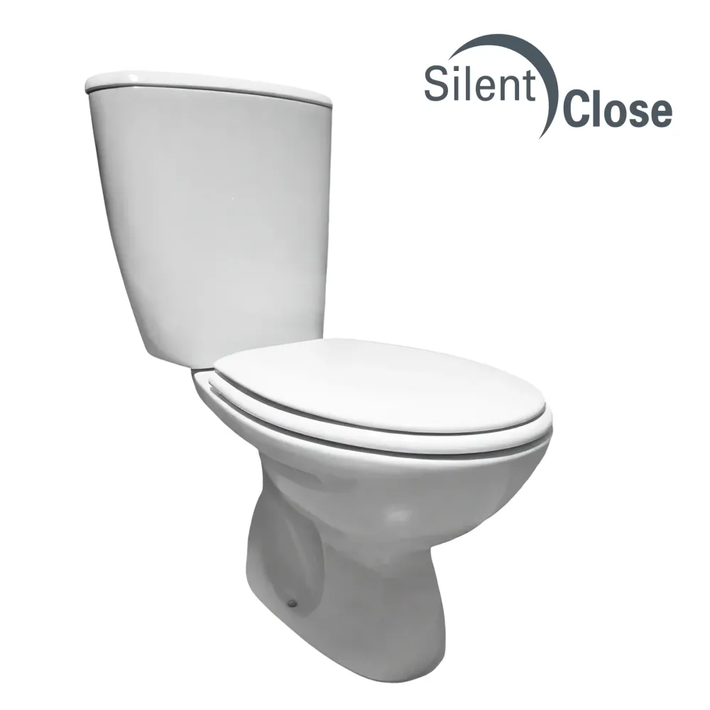 Tapa WC Compatible Nila Gala - Woodline Lacada Amortiguada 'SC' Blanco