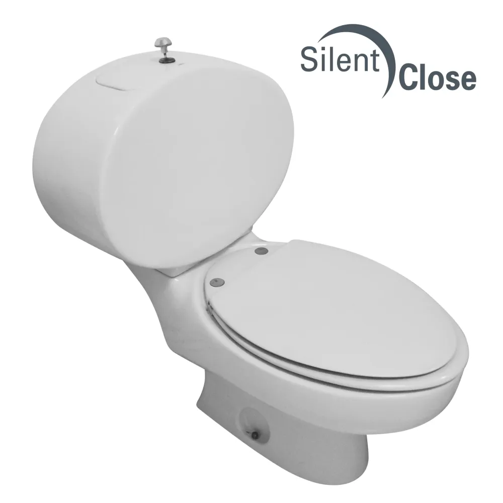 Tapa WC Compatible Nova Espacio Gala - Woodline Lacada Amortiguada 'SC' Blanco