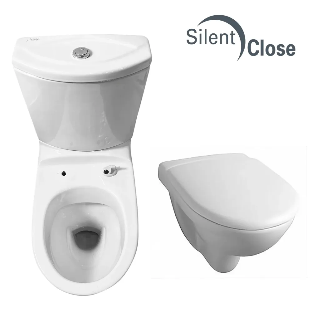 Tapa WC Compatible Odéon Jacob Delafon - Woodline Lacada Amortiguada 'SC' Blanco