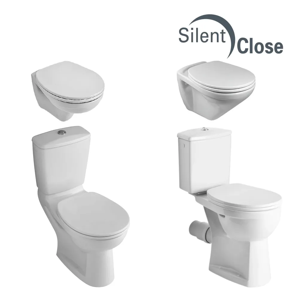 Tapa WC Compatible Omnia Classic Villeroy & Boch - Woodline Lacada Amortiguada 'SC' Blanco