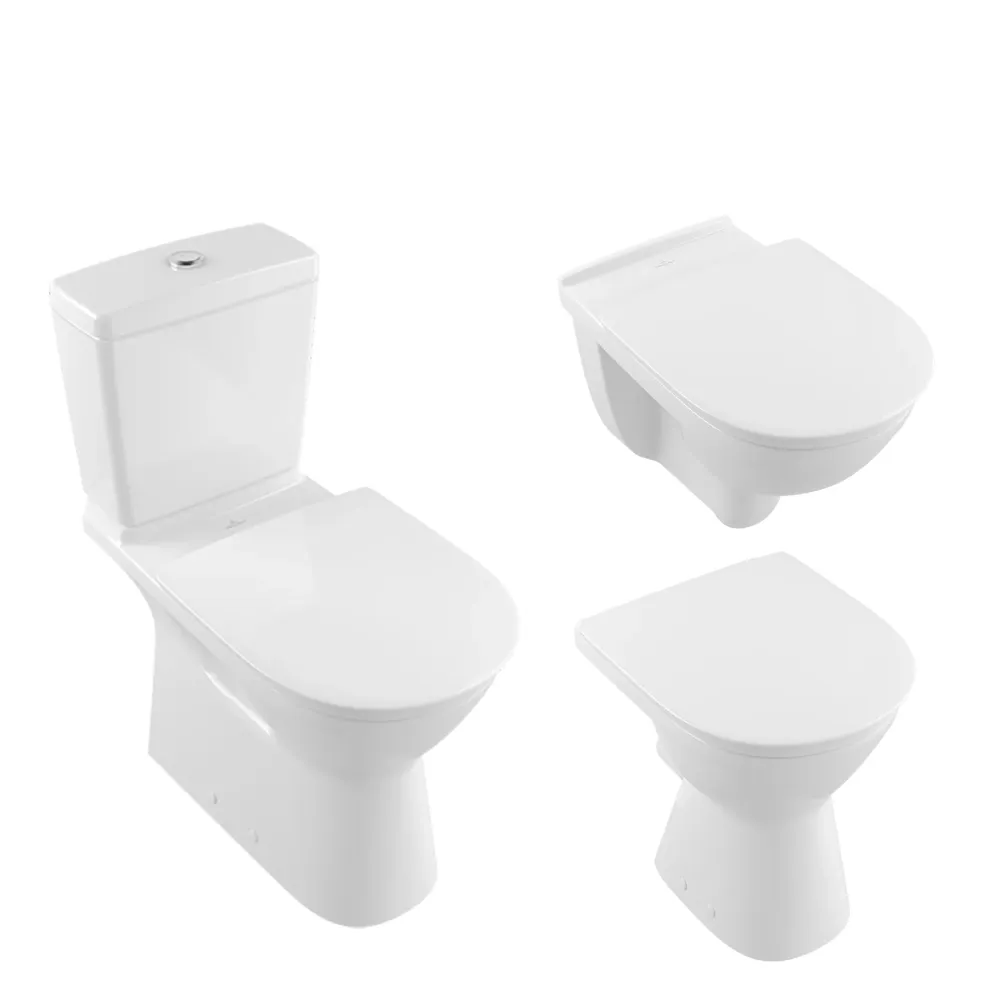 Tapa WC Compatible O.Novo Vita Villeroy & Boch - Ecoline Blanco