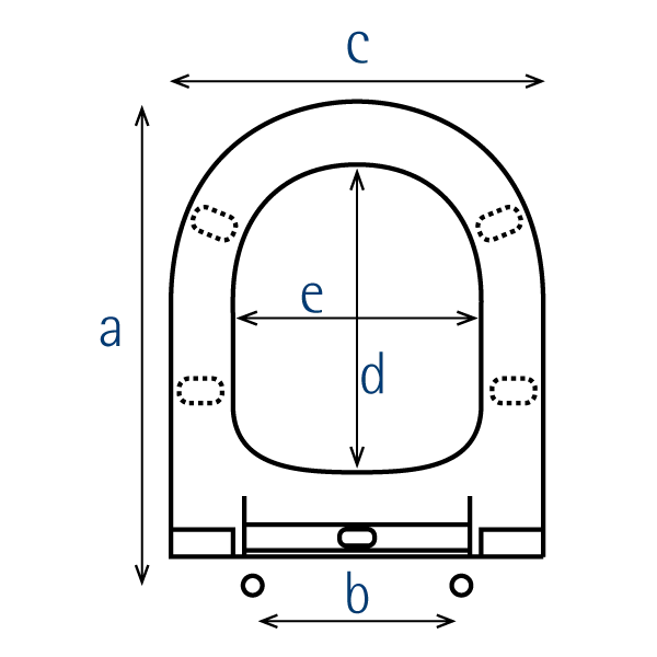 Tapa WC Compatible Opus Keramag - Dureline Amortiguada 'SC'