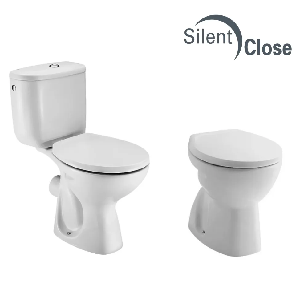 Tapa WC Compatible Polo / Zoom Roca - Woodline Lacada Amortiguada 'SC' Blanco
