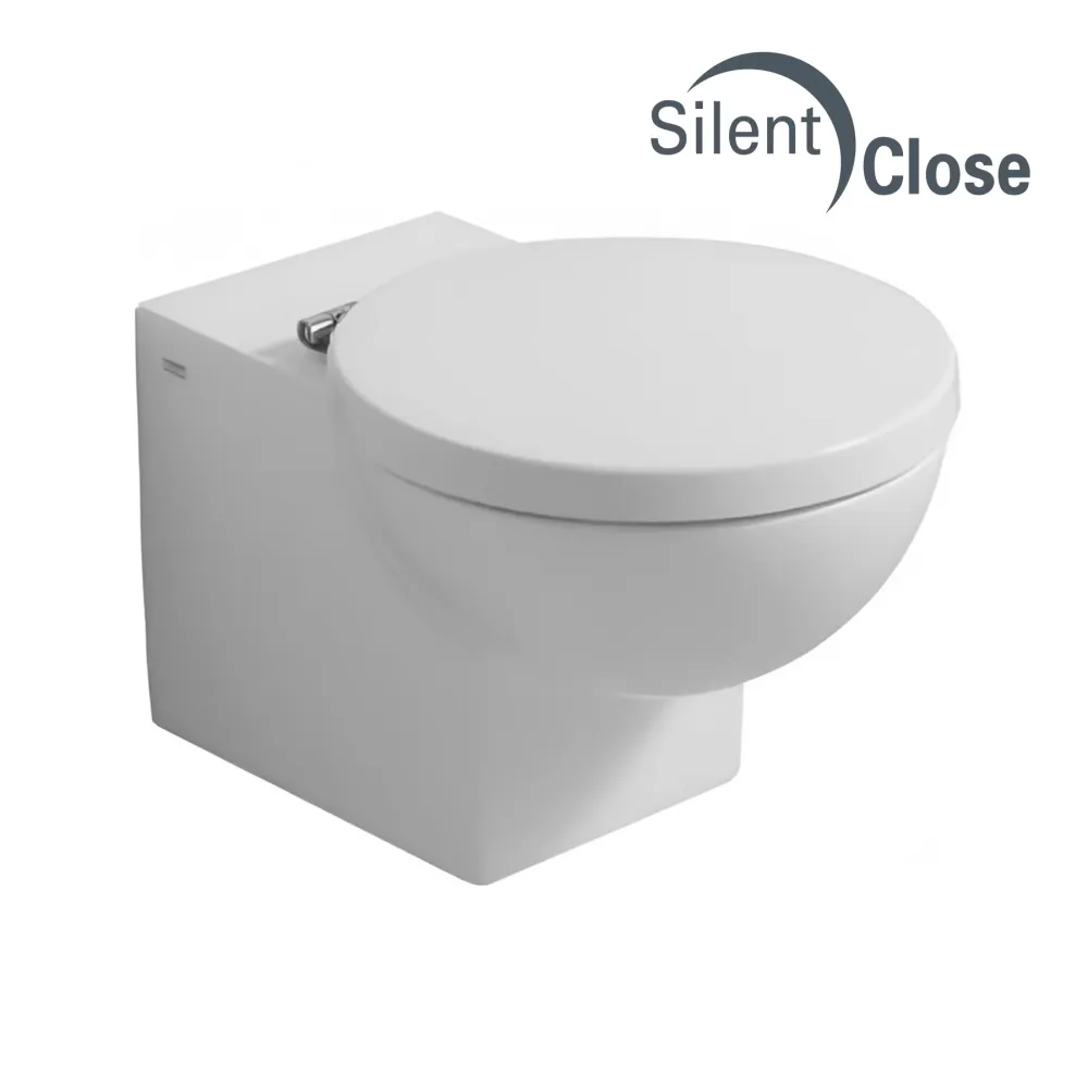 Tapa WC Compatible Preciosa Keramag V.1 - Redondo - Customline Lacada Amortiguada 'SC' Blanco