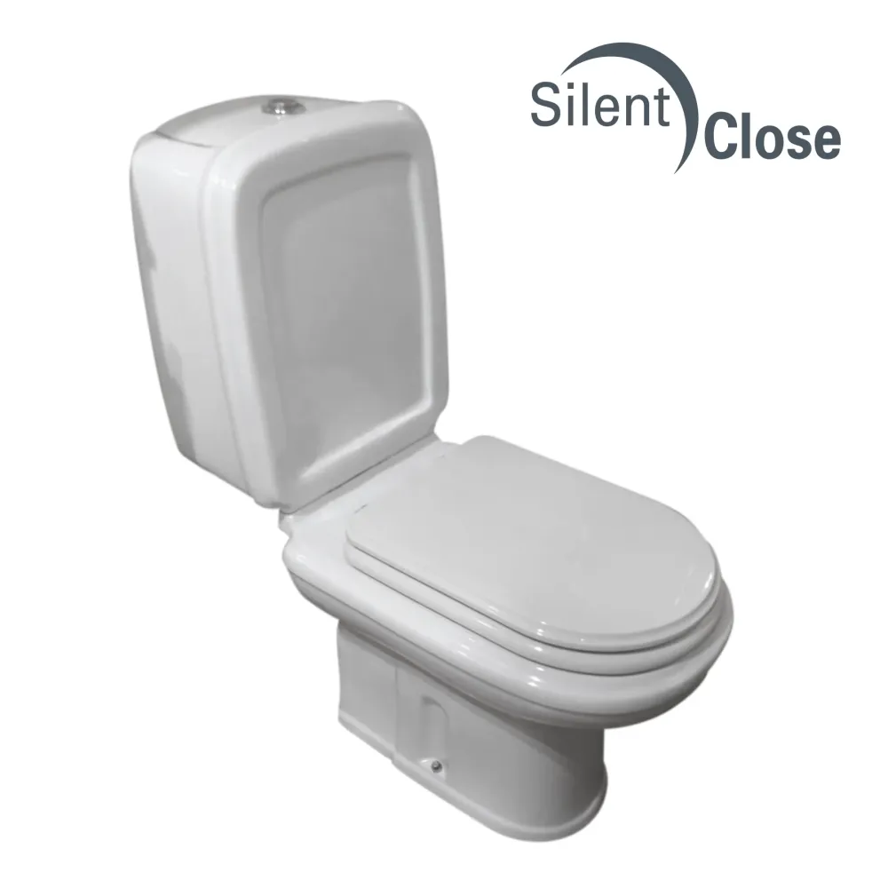 Tapa WC Compatible Prestige Sanindusa - Unisan - Woodline Lacada Amortiguada 'SC' Blanco