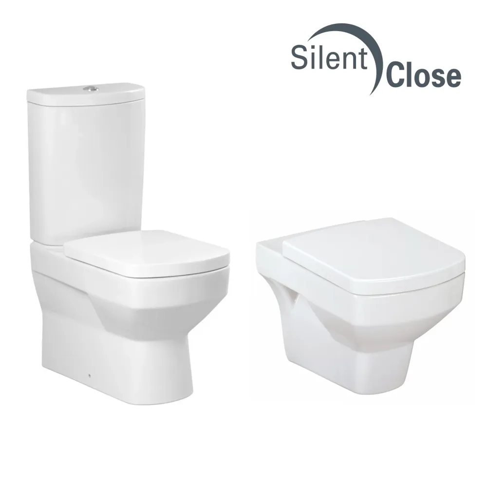 Tapa WC Compatible Pure Cersanit - Customline Lacada Amortiguada 'SC' Blanco