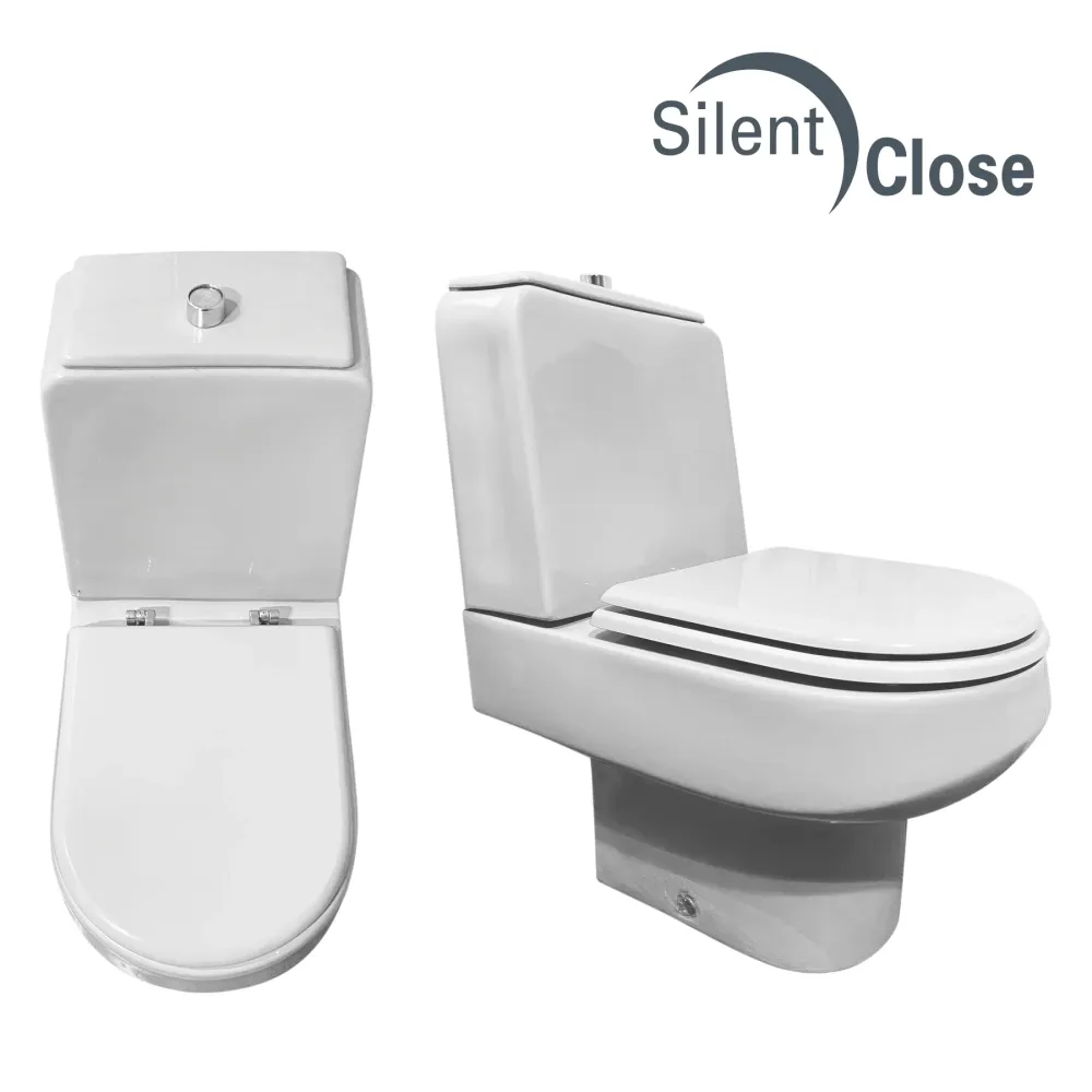 Tapa WC Compatible Quadrarco Dolomite - Woodline Lacada Amortiguada 'SC' Blanco