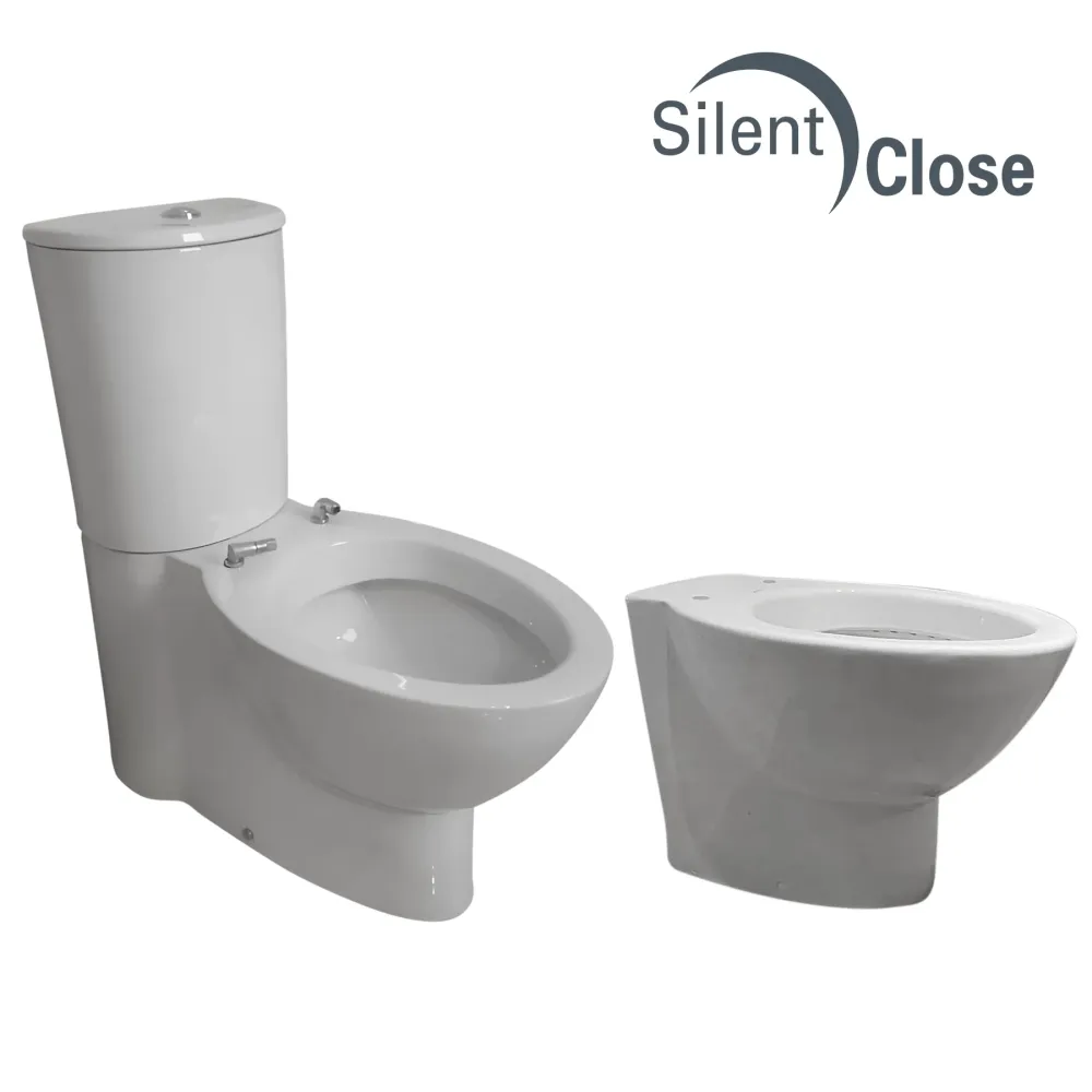 Tapa WC Compatible Record Bellavista - Woodline Lacada Amortiguada 'SC' Blanco