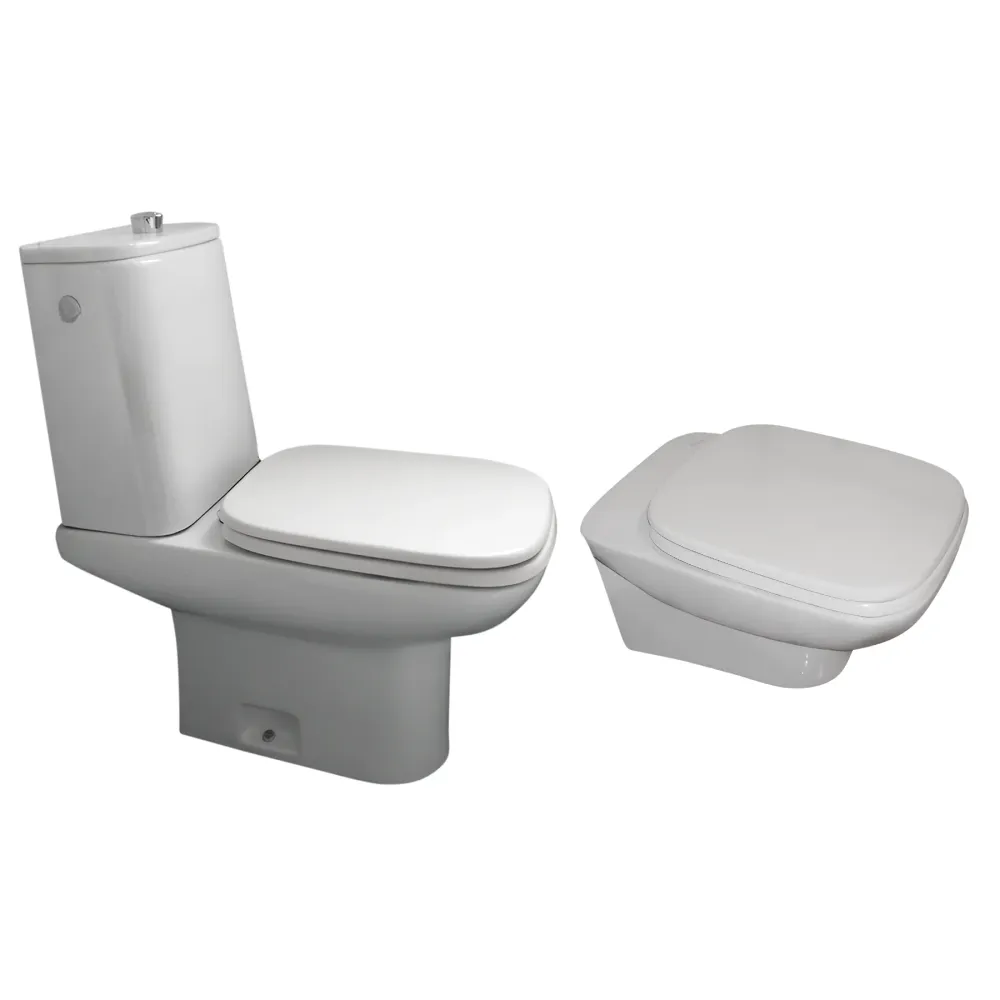 Tapa WC Compatible Rio Dolomite - Customline Lacada Blanco