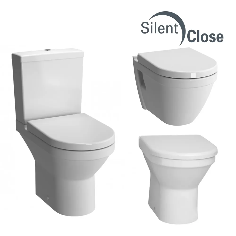 Tapa WC Compatible S50 Vitra - Woodline Lacada Amortiguada 'SC' Blanco