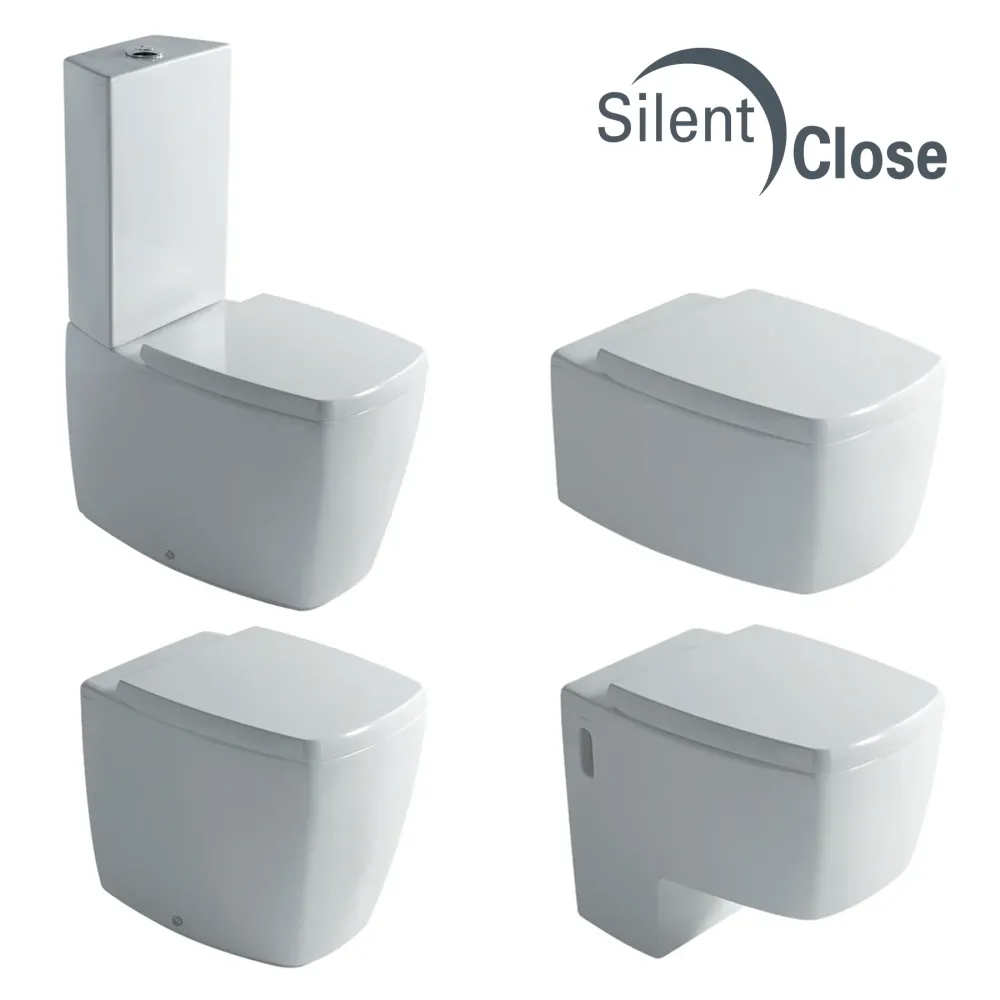 Tapa WC Compatible Sa02 Galassia - Customline Roble Amortiguada 'SC' Roble