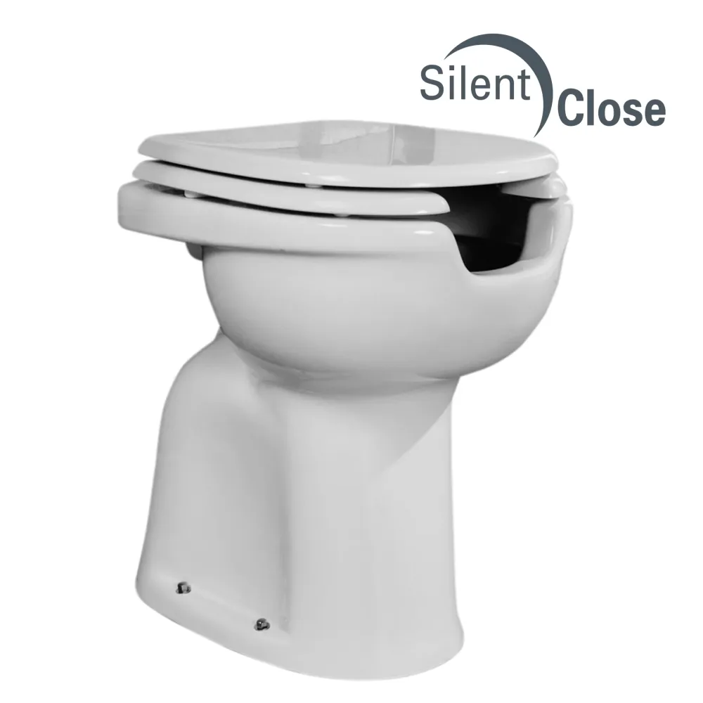 Tapa WC Compatible Senior Pmr Valadares Herradura - Customline Lacada Amortiguada 'SC' Blanco