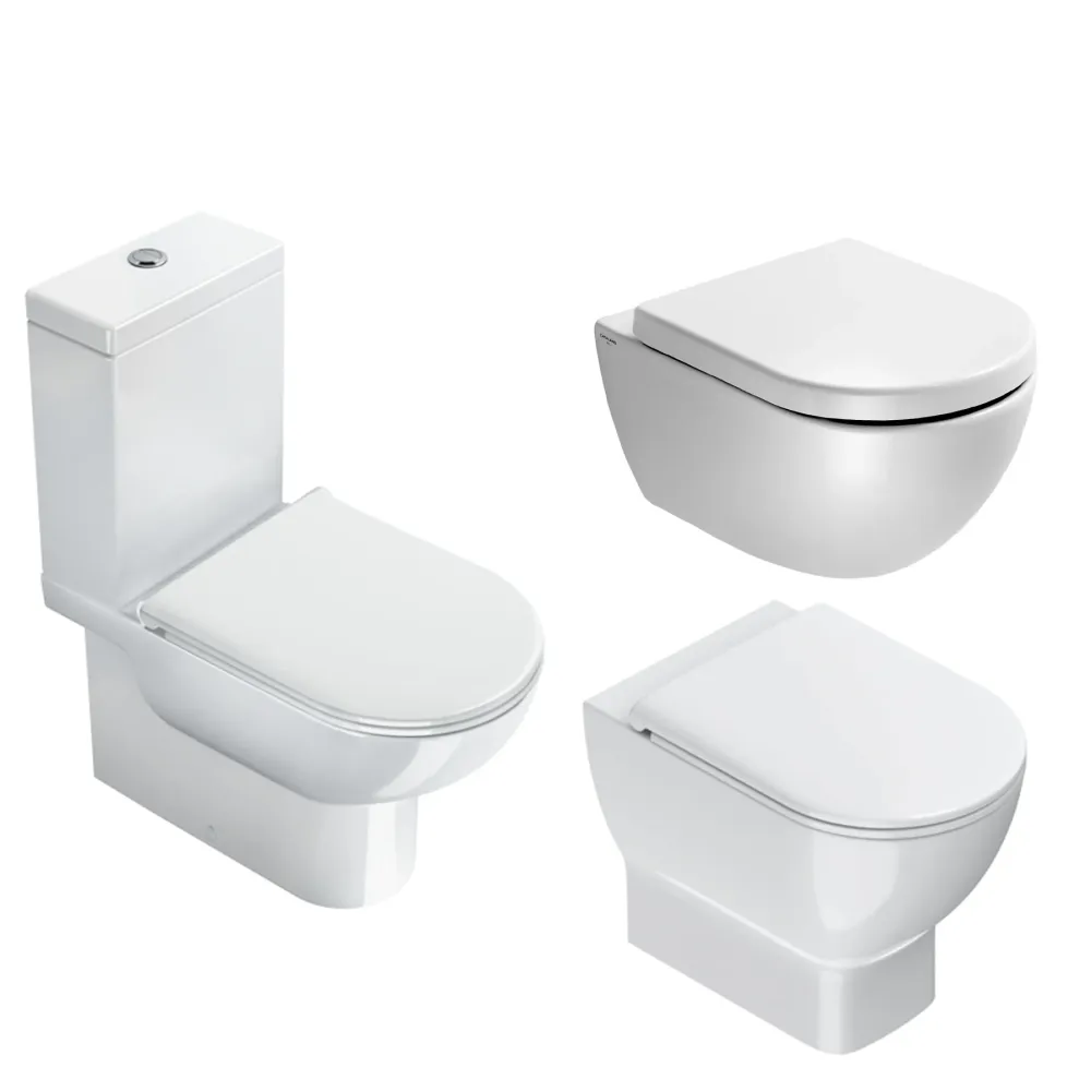 Tapa WC Compatible Sfera Catalano V.3- Woodline Lacada Blanco