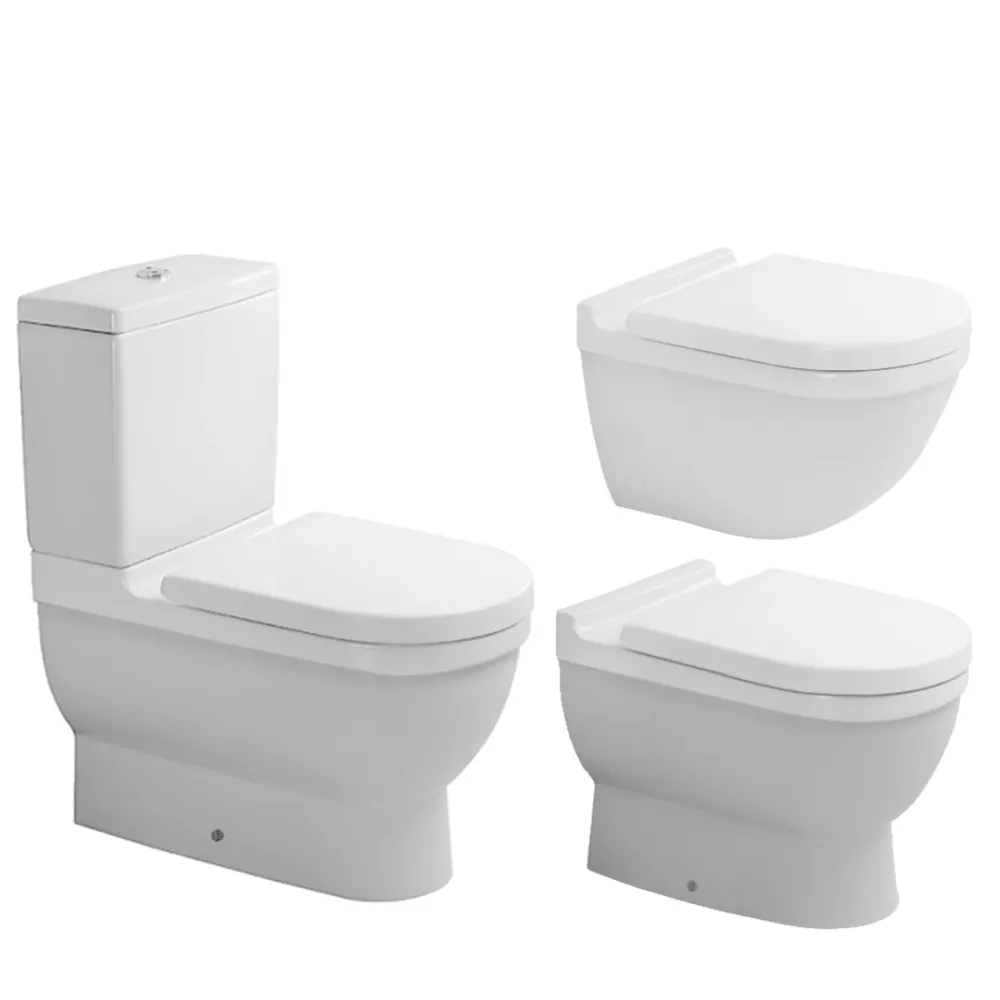 Tapa WC Compatible Starck 3 Duravit Entrecentros 270 - Customline Lacada Blanco