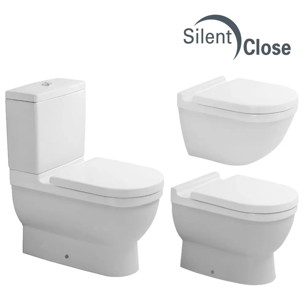 Tapa WC Compatible Starck 3 Duravit Entrecentros 270 - Customline Roble Amortiguada 'SC' Roble