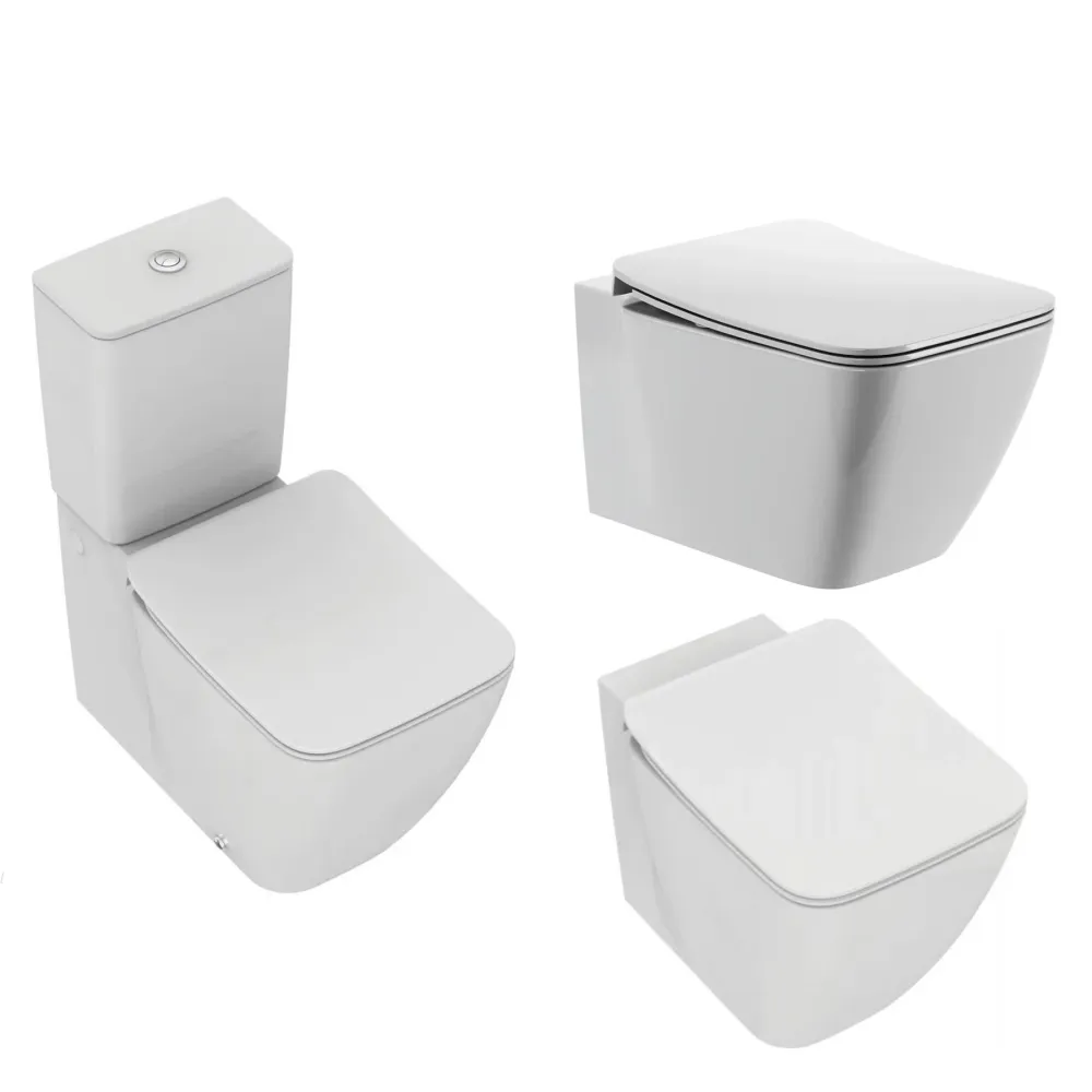 Tapa WC Compatible Strada 2 Ideal Standard - Customline Lacada Blanco