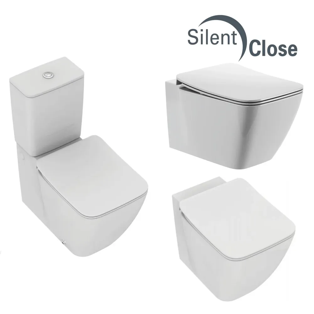 Tapa WC Compatible Strada 2 Ideal Standard - Customline Roble Amortiguada 'SC' Roble