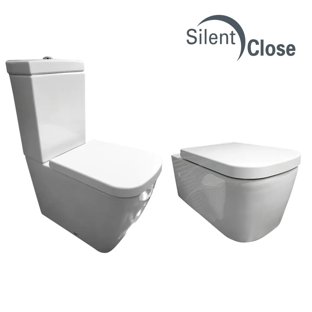 Tapa WC Compatible Tebas 3 Noken V.3 - Cuadrado - Customline Roble Amortiguada 'SC' Roble