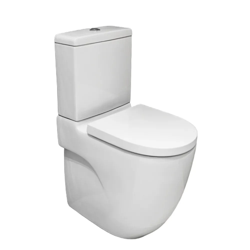 Tapa WC Compatible Teras Roca Entrecentros 180- Woodline Lacada Blanco