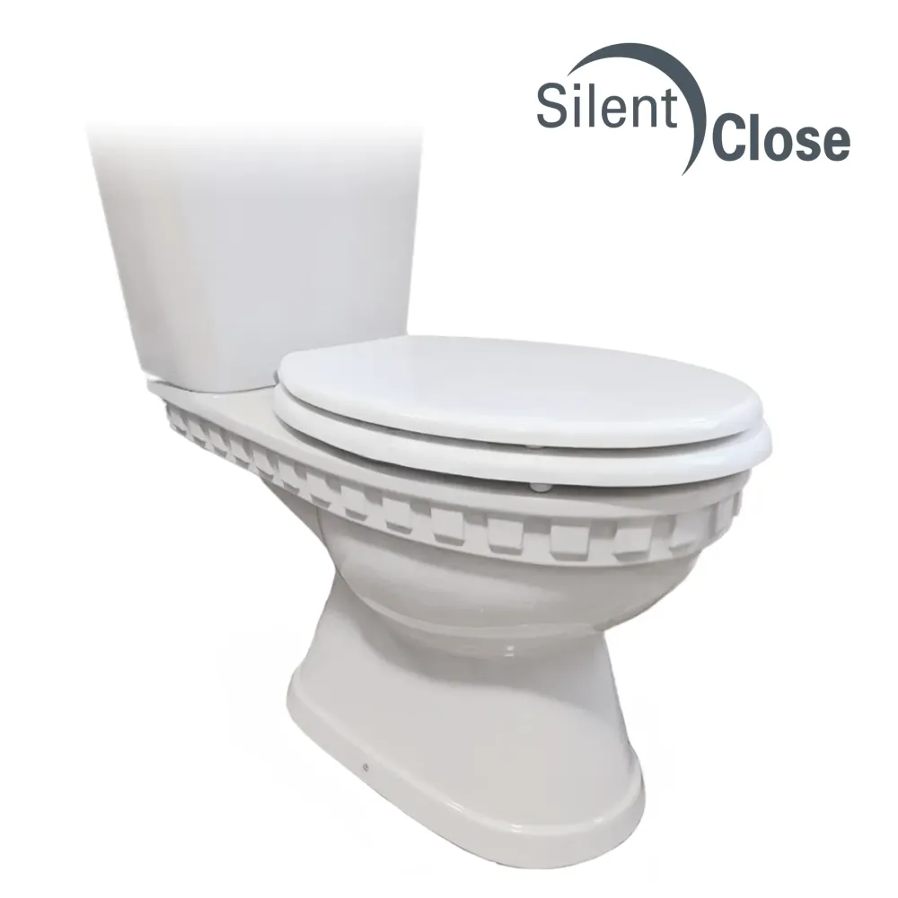 Tapa WC Compatible Tifeo Cesame - Woodline Lacada Amortiguada 'SC' Blanco
