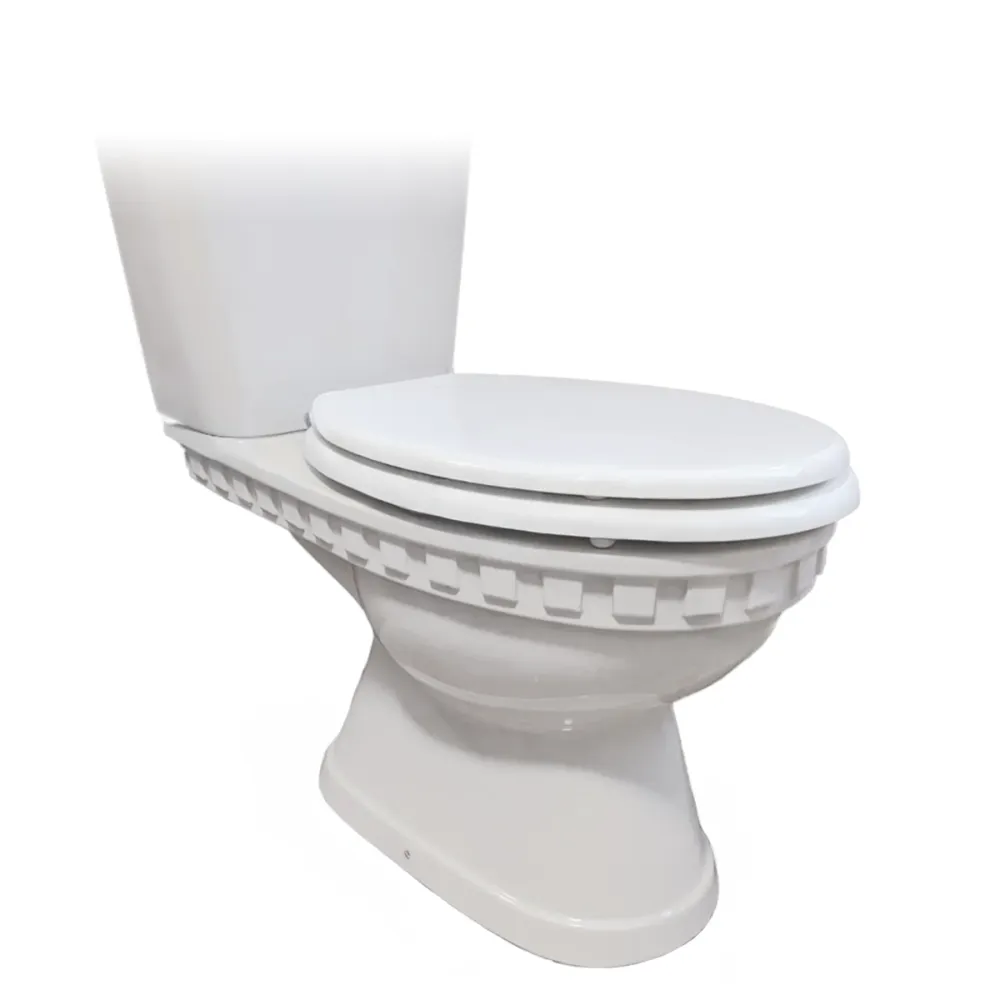 Tapa WC Compatible Tifeo Cesame - Woodline Lacada Blanco