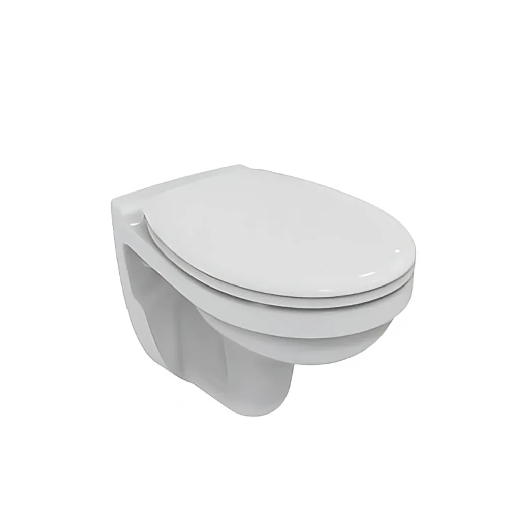 Tapa WC Compatible Ulysse 2 Porcher - Woodline Lacada Blanco