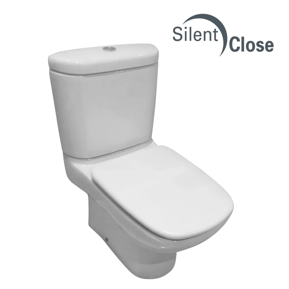 Tapa WC Compatible Veronica Roca - Customline Lacada Amortiguada 'SC' Blanco