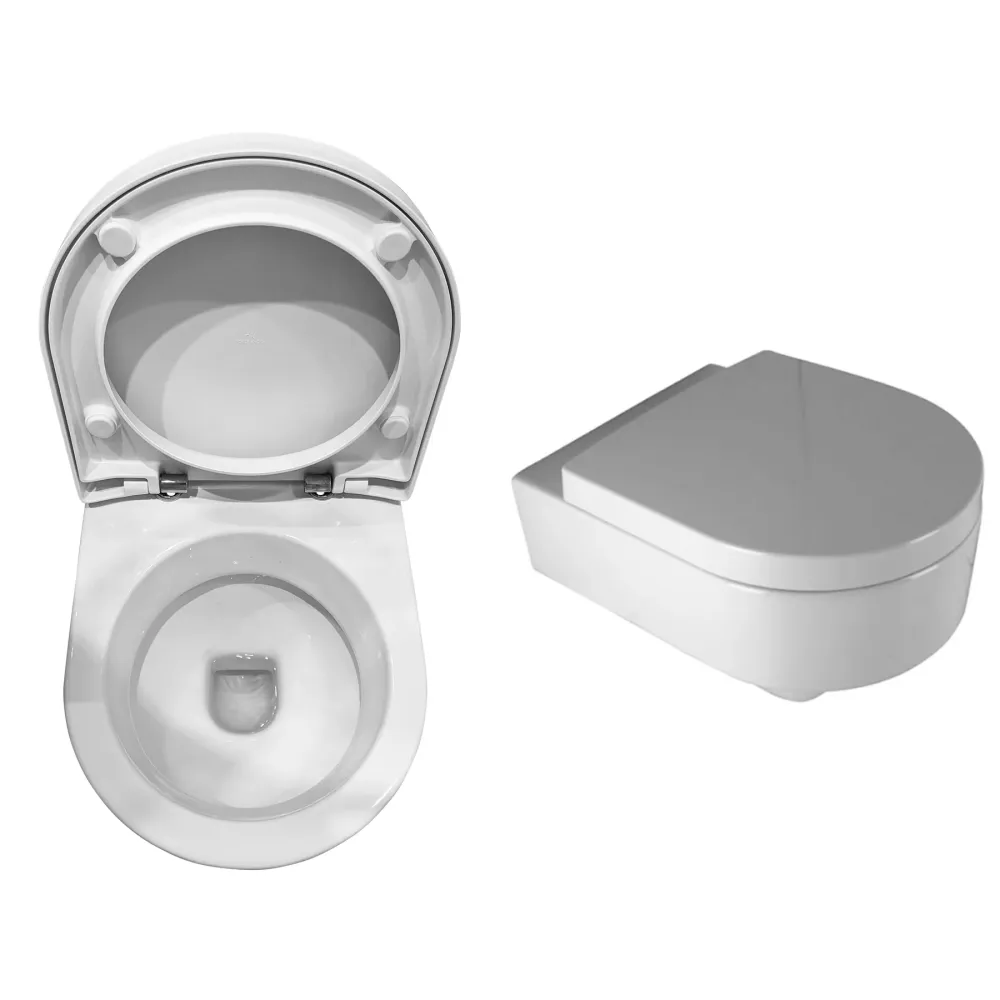 Tapa WC Compatible Wall Noken - Customline Lacada Blanco
