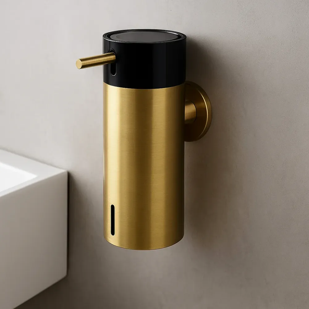 Dispensador de Jabón "Brushed Gold" Tecnobath
